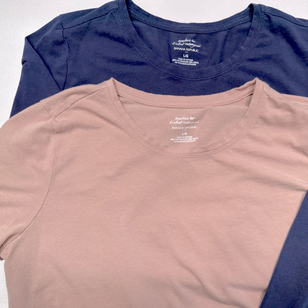 Banana Republic timeless tee tshirt bundle